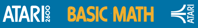 Basic Math logo for Atari 2600